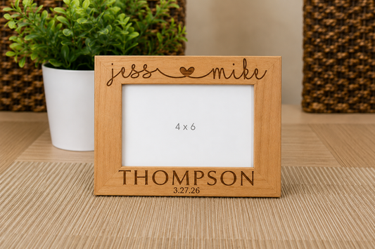 Wood Alder Wood Frame