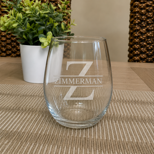 15oz Stemless Wine Glass