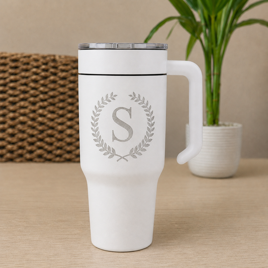 30 oz Tumbler with Removeable Handle